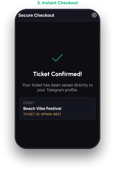 Secure Checkout Telegram preview